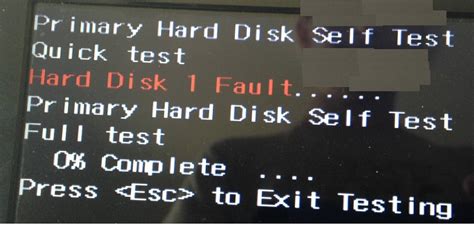 how to fix primary hard disk self test|Test your HDD or SSD and check its health status.